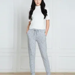 Van Heusen Grey Printed Joggers-image-41
