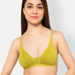 Clovia Green Half Coverage Demi Cup Bra-image-32