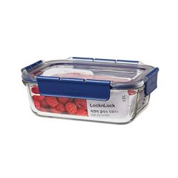 Lock & Lock Transparent Glass Airtight Containers With Lid image 1