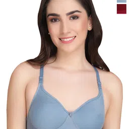 Liigne Pack Of 2 Full Coverage Lightly Padded Everyday Bra With All Day Comfort-38