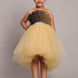 Toy Balloon kids Girls Embellished Net Fit & Flare Dress-65