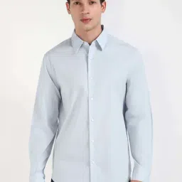 Calvin Klein Jeans Blue Cotton Regular Fit Shirt-image-42