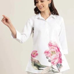 Libas White Printed Kurta-image-74