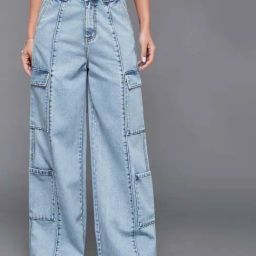 Miss Chase Blue Plain Jeans-picture-32