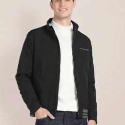U.S. Polo Assn. Cool Black Regular Fit Wind Cheater-picture-13