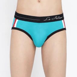 La Intimo Teal Blue Comfort Fit Briefs-picture-29