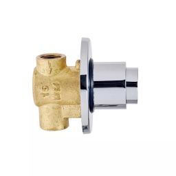 CERA Concealed Push Type Single Urinal Flush Valve Wall Mount 15 mm Chrome, F8010109 image 2
