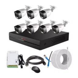 CP PLUS CCTV Combo Kit 2.4 MP Full Colour HD Audio Indoor & Outdoor with 8 Channel DVR, 7 Bullet Camera, 8 Channel SMPS, 70 m Copper Cable & Connectors-image-31
