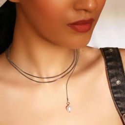 Prita by Priyaasi Silver Necklace-33
