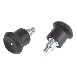 RS PRO 35mm Matt, Zinc Plated Stainless Steel (Spring, Body, Pin), Thermoplastic (Knob) Index Index Bolt, M10 x 1 Model No 1443683 Bag of 5 Pcs-image-38