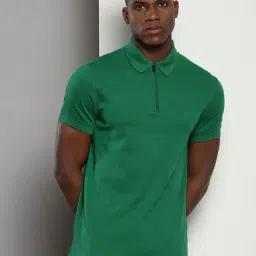Tommy Hilfiger Green Cotton Slim Fit T-Shirt-picture-11