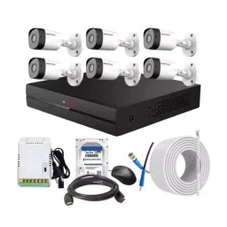 CP PLUS CCTV Combo Kit 2.4 MP Full HD Audio Indoor & Outdoor with 8 Channel DVR 6 Bullet Camera, 8 Channel SMPS, 70 m Copper Cable 1 TB HDD & Connectors-image-60