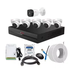 CP PLUS CCTV Combo Kit 2.4 MP Indoor & Outdoor with 8 Channel DVR, 1 Bullet 5 Dome Camera, 8 Channel SMPS, 70 m Cable, 1TB HDD & Connectors-image-60