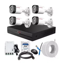 CP PLUS CCTV Combo Kit 2.4 MP Full HD Audio Indoor & Outdoor with 4 Channel DVR 4 Bullet Camera, 4 Channel SMPS, 70 m Copper Cable 500 GB HDD & Connectors-image-32