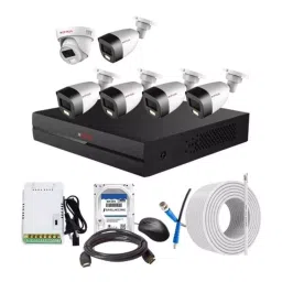 CP PLUS CCTV Combo Kit 2.4 MP Full Colour HD Audio Indoor & Outdoor with 8 Channel DVR, 5 Bullet 1 Dome Camera, 8 Channel SMPS, 70 m Cable, 2 TB HDD & Connectors-image-101