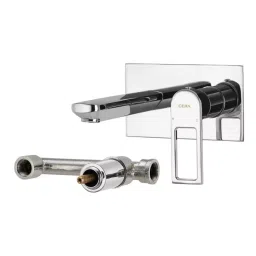 CERA WINSLET Basin Mixer Single Lever Exposed Part + Concealed Part Wall Mount Chrome, F1099474+F4065103-34