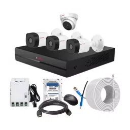 CP PLUS CCTV Combo Kit 2.4 MP Indoor & Outdoor with 4 Channel DVR, 3 Bullet 1 Dome Camera, 4 Channel SMPS, 70 m Cable, 1TB HDD & Connectors-image-93