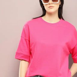 Dillinger Pink Solid T-Shirt-image-20