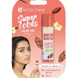 MyGlamm Color Pop Cacao & Vanilla Lip Balm - 4.6 gm image 2