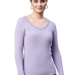 Global Republic Women Cable Knit Pullover-image-93
