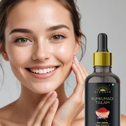 Desi Crew Set Of 3 Anti Aging Kumkumadi Tailam- 30 ml Each image 3