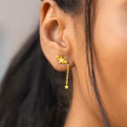 Shaya Gold Plated Sky Full of Stars Earrings in 925 Silver-image-81