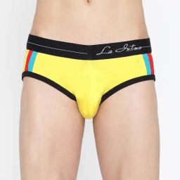 La Intimo Yellow Comfort Fit Briefs-picture-15