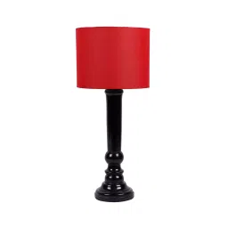 Tucasa NTU-204 B-22 Table Lamp with Wood Base (Red)-30