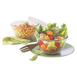 Borosil White Glass Serving Bowl-4
