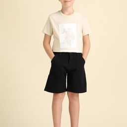 U.S. Polo Assn. Kids Boy Mid-Rise Loose Fit Denim Shorts-image-70