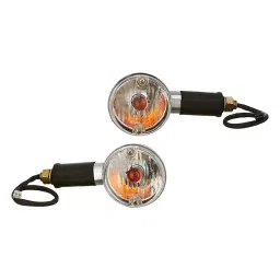 Uno Minda IL-7017J Natural Lens Blinker Lamp Assembly Rear for Royal Enfield Bullet Classic (Set of 2 Pcs)-13