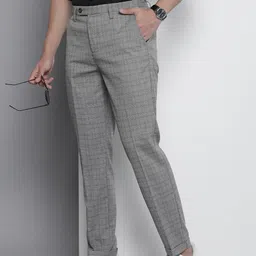The Indian Garage Co Checked Relaxed Trousers-image-17