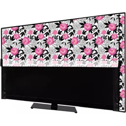 MOGNE FAB Pink Floral Printed TV Cover-image-78