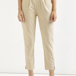 CORSICA Women Relaxed Pleated Trousers-image-70