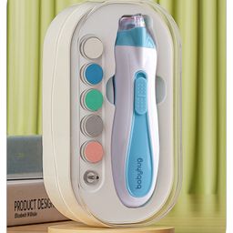 Babyhug 7 in 1 Electric Nail Clipper - Blue-image-3