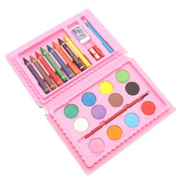 Toynest Art Set , Art Drawing Crayon & Water Color Set 24 Pieces - Multicolor-27