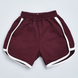 Kiwi Cotton Side Taped Shorts - Purple-image-72