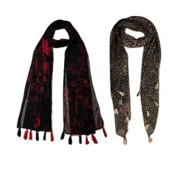 StoleVilla Women Pack Of 6 Floral Chiffon Stoles-image-43
