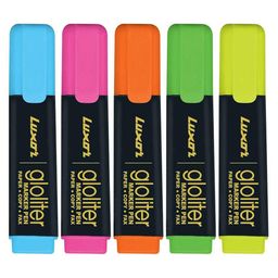 Luxor Highlighters Set Of 5 (Color May Vary) image 3