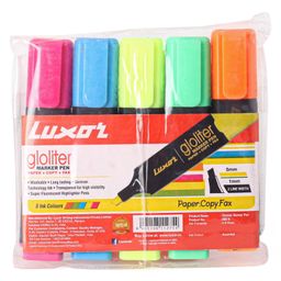 Luxor Highlighters Set Of 5 (Color May Vary) image 5
