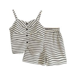 StyleCast x Revolte Girls Striped Top with Shorts Clothing Set-picture-17