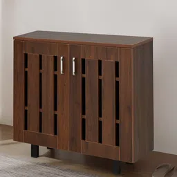 Royaloak Brown Textured Shoe Rack 2 Door-17