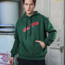 UNRL Graphic Print Hooded Sweatshirt-image-77