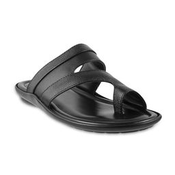 Mochi Men Black Leather Sandals-image-61