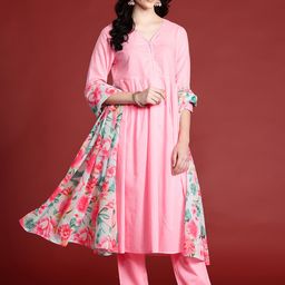 Anouk Empire Pure Cotton Kurta with Trousers & With Dupatta-image-15