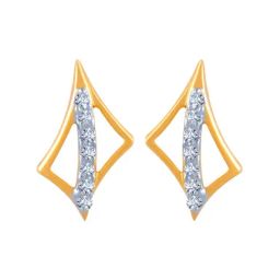 P.C. Chandra Jewellers 14 kt Gold & Diamond Earrings-picture-42