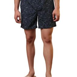 Sleepz by Raymond Dark Blue Pure Cotton Printed Regular Fit Boxers-picture-17