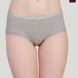 PLUMBURY Pack Of 2 Mid Rise Period Briefs - PL-PANTY2006-GR/PURP-XXL-image-37