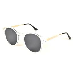 Voyage Black Round UV Protection Unisex Sunglasses-image-79