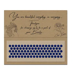 Comet Busters Set Of 10 Bindiful Traditional Designer Bindis - Navy Blue image 2